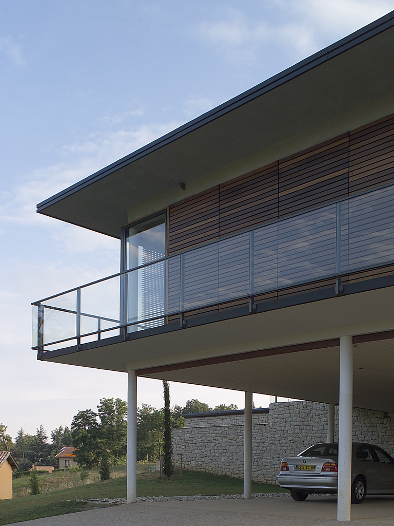 architecte lyon-maison moderne-monts d'or-ouest lyonnais